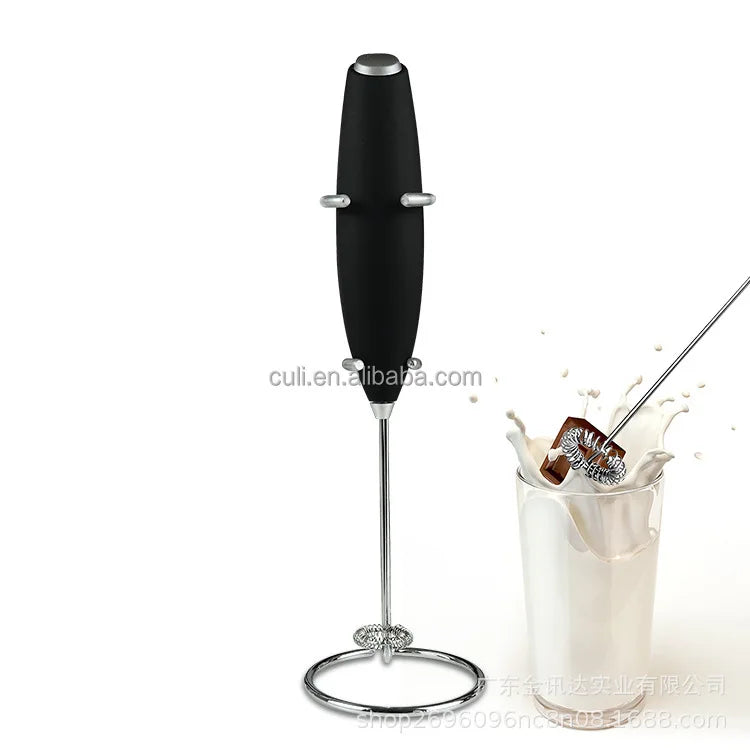 Wholesale Eco-Friendly Battery Operated Milk Frother Speed Adjustable Espresso Coffee Foamer Latte Latte Maker
