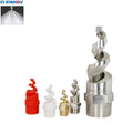 304 316 Stainless Steel Pigtail Cooling Hollow Full Cone Spiral Jet Spraying Nozzles
