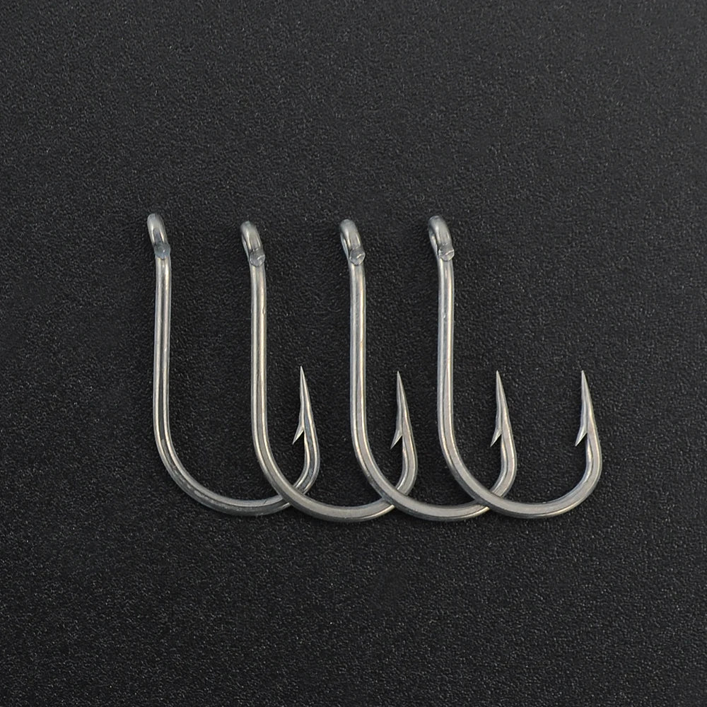 Hirisi B8009 High Carbon Stainless Steel Barbed Fish Hook Carp Fishing Hooks  Fishing Tool Accessories