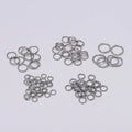 3mm-25mm Stainless Steel Round Jump Rings for DIY Handmade Jewelry Making