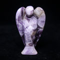 DIY Angel Figurine Christmas Decorative Amethyst Crystal Ornaments Collectible Gift for Kids Crafts
