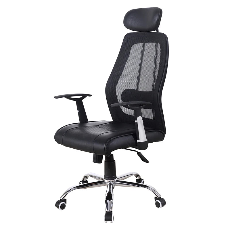 Contemporary Office Swivel Chair Adjustable Height Strong Big Boss Mesh Revolving Aluminum Alloy Base New Design Logo Print