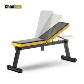Chaoran Multi-Function Power Rack Adjustable Gym Fitness Bench with Dumbbell Barbell Lifting Equipment Made of ABS Metal