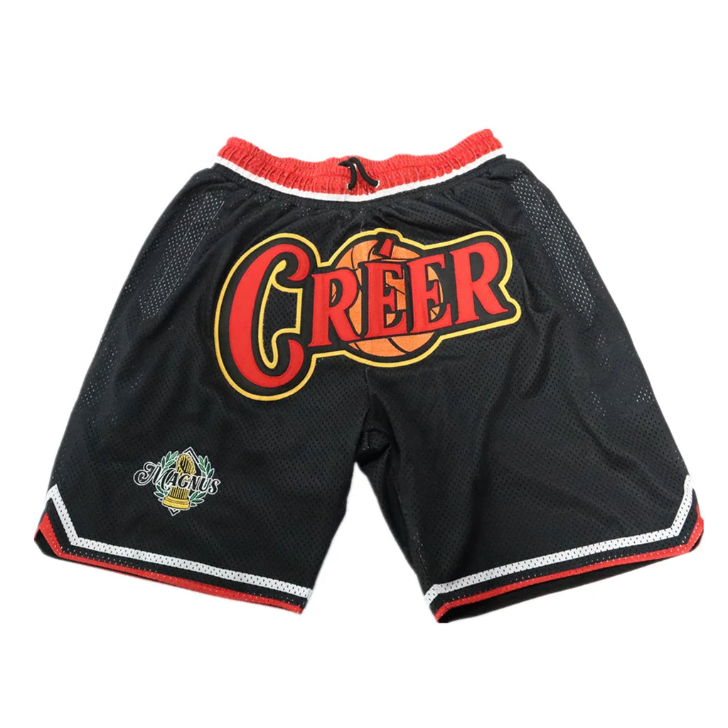 Custom Full Sublimation Printing Stitched logo Basketball Mesh Shorts for Men With Zipper Pockets