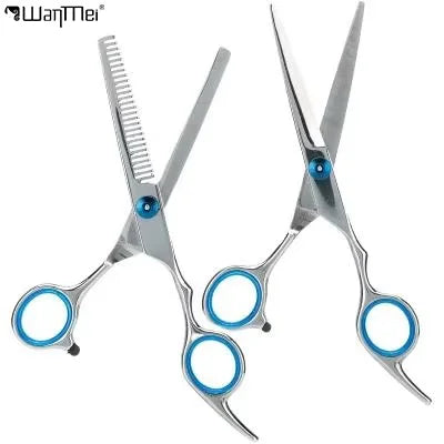Wanmei Professional Salon Scissor Fashion Barber Shop Household Hairdressing Tools 6 Inch Hair Scissors Color Thin Scissors