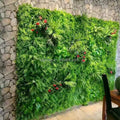 Outdoor Indoor Decoration Grass Vertical Wall Green Wall Artificial Peony Hedges Green Plant Wall Panel