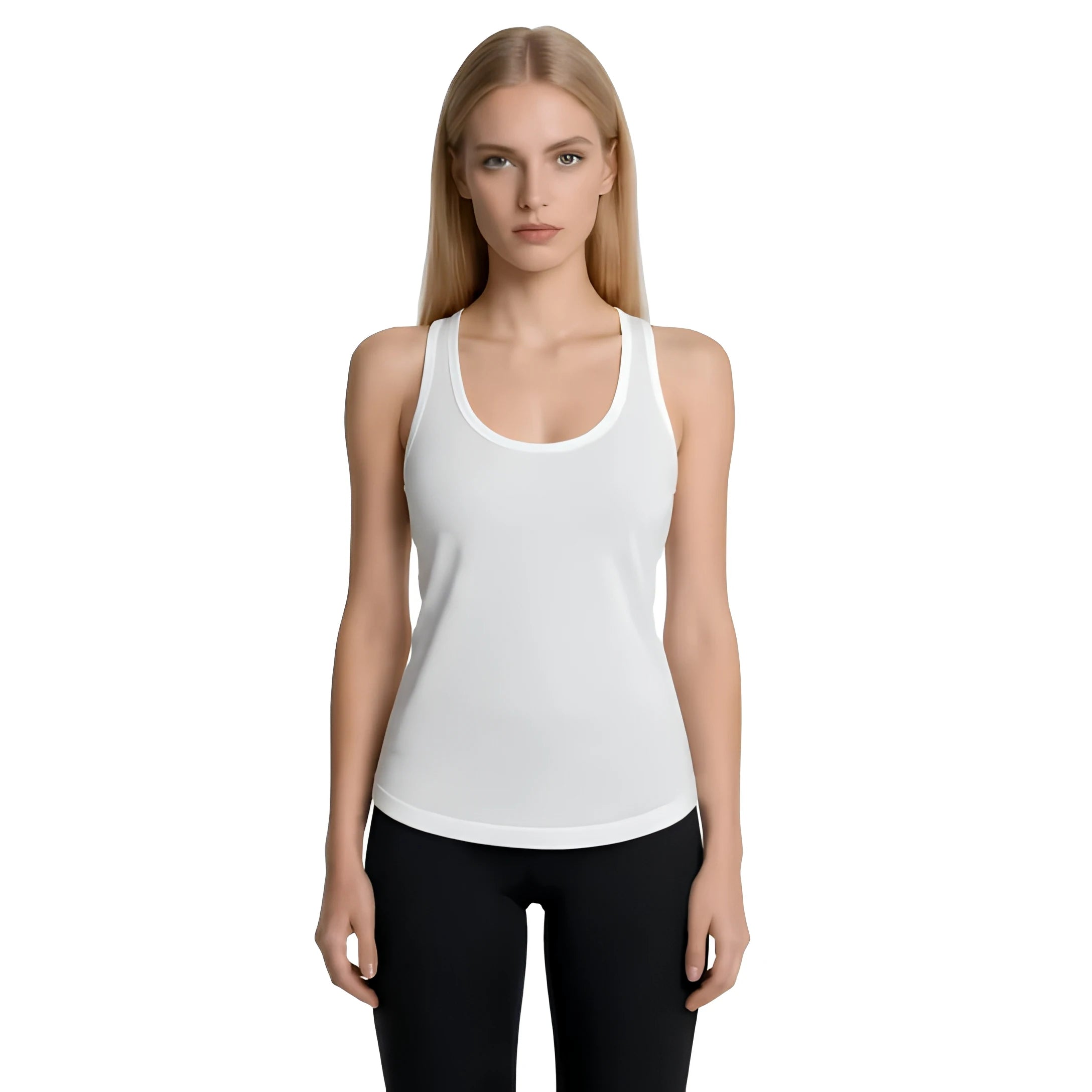 A263 Womens Fitness Gyms Tank Top Fitness Sleeveless Shirt Female Mesh Breathable Sports Vest Undershirt Gyms Running Singlet