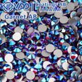 VDD 096 Garnet AB SS4-SS30 Glass Rhinestones Crystals Glitter Strass Flatback Stones for Nail Art DIY Craft Decorations