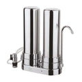 2 Stages Countertop Stainless Steel SUS Water Filter Double Stage Water Purifier MegaBDM