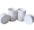 Eco-friendly Facial Mask Kraft Cardboard Round Container Biodegradable Cream Cylinder Tube Customized Cosmetics Paper Jar