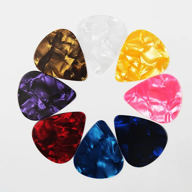 Custom 0.46/ 0.71 /0.96mm Music Picks Celluloid Sheet Guitar Plectrum Guitar Picks for Electric Acoustic Guitars