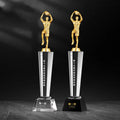 Manufacturing Championship Award MVP Sports Crystal Basketball Trophy for Tournament Souvenirs