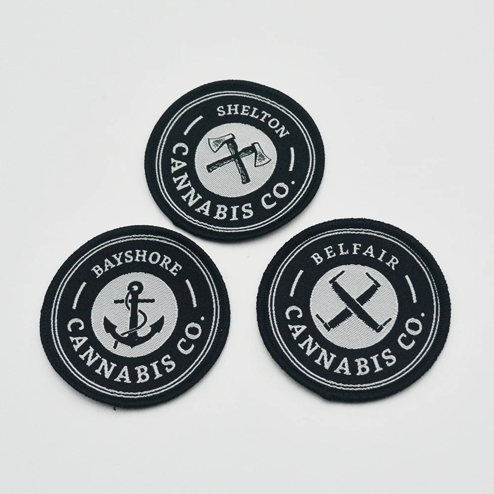 China Manufacturer Supply Custom Brand Logo High Quality Woven Patches Custom for Hat