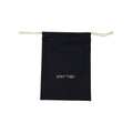 Custom Eco Friendly Organic Cotton Pouch Promotional Drawstring Bag With Logo Custom Dust Bag