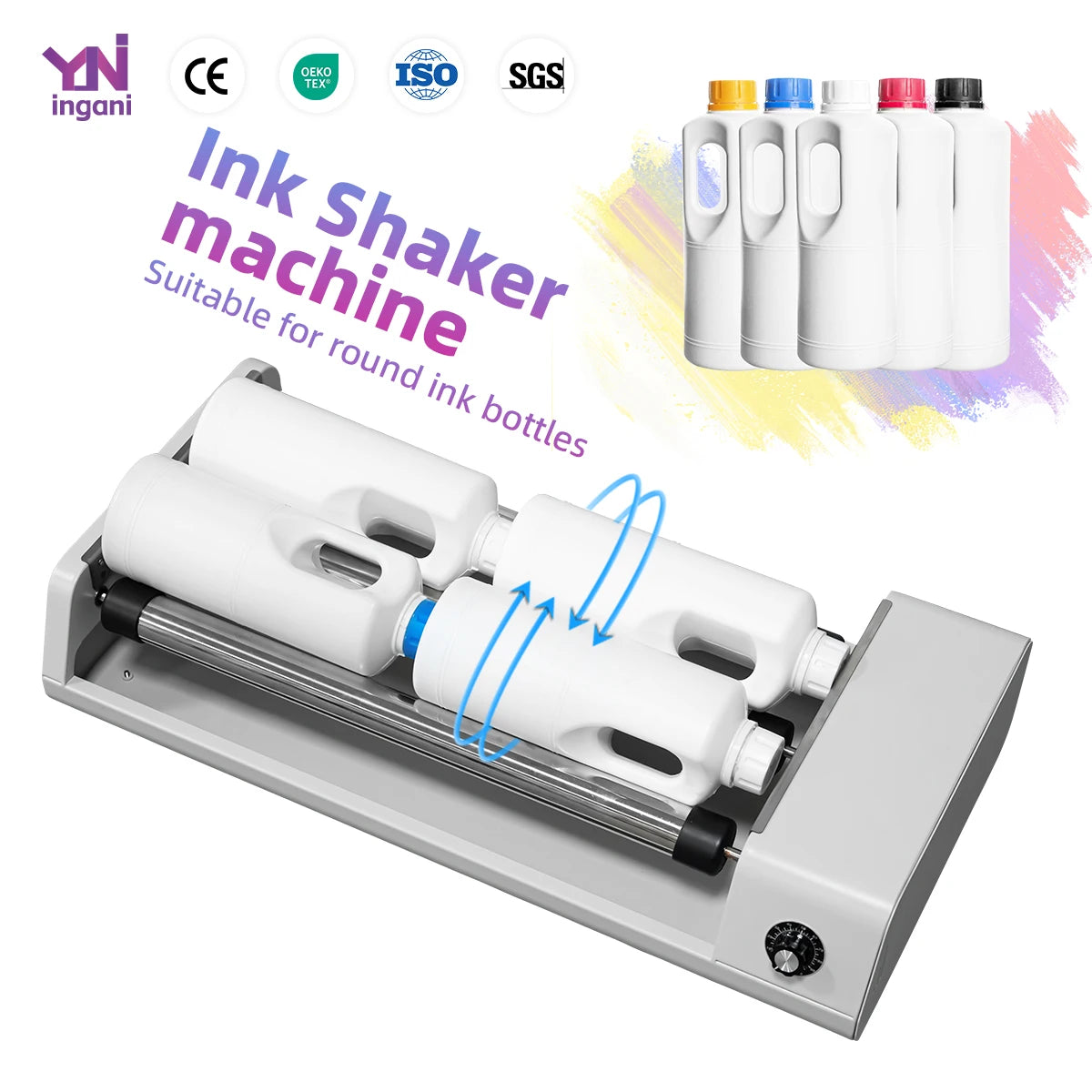 Ingani Ink Bottler Roller Machine Dtf White Ink Shaker Ink Shaker Machine Dtf