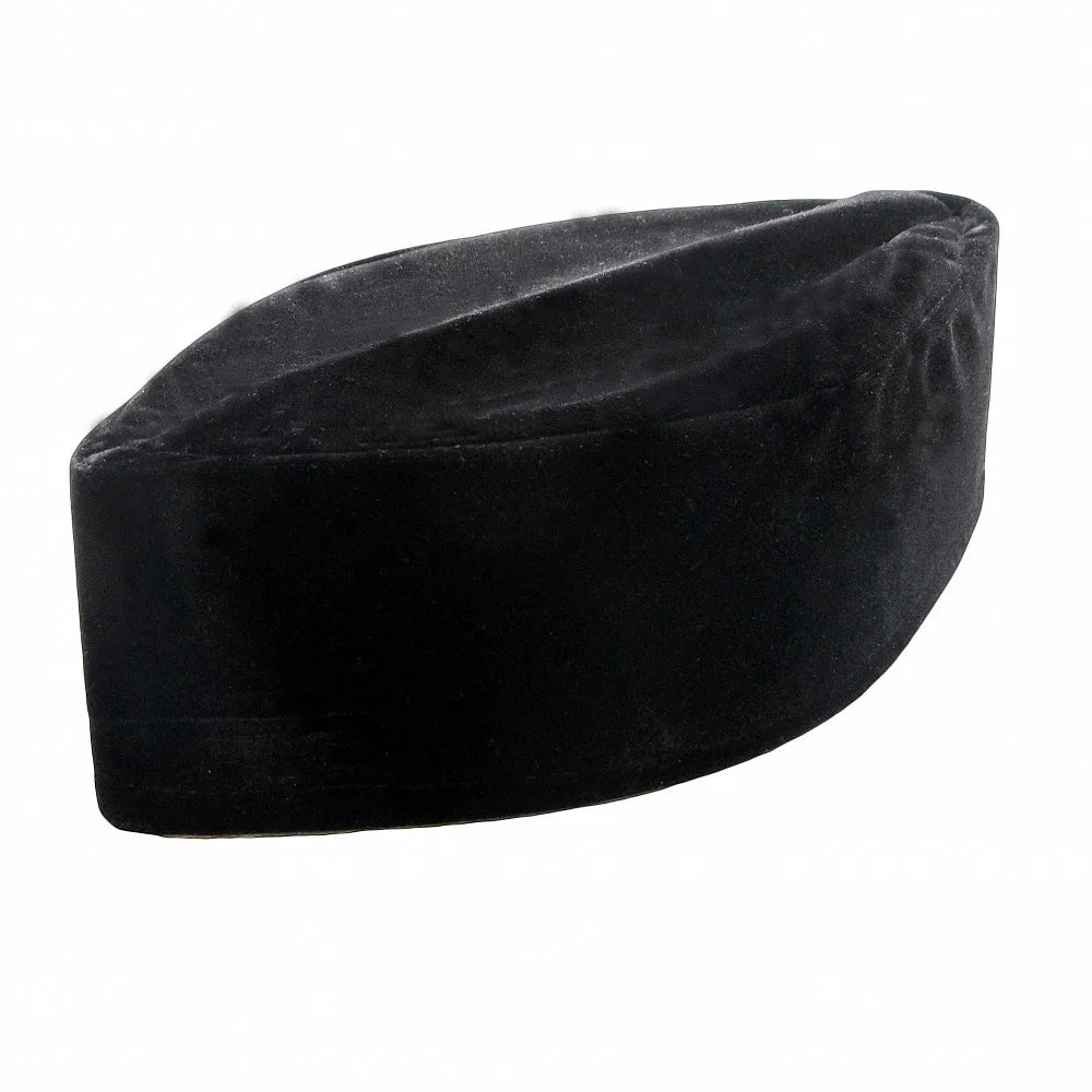 2022 New Design Factory Direct Muslim Men's Muslim Worship Cap Suede Malay Boat Cap Islamic Men's Worship Hat