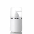 Round White Empty 250 ml 300ml 400ml 500ml Large Lotion Pump Bottle Plastic HDPE PP  Plastic Hair Conditioner Shampoo Bottles