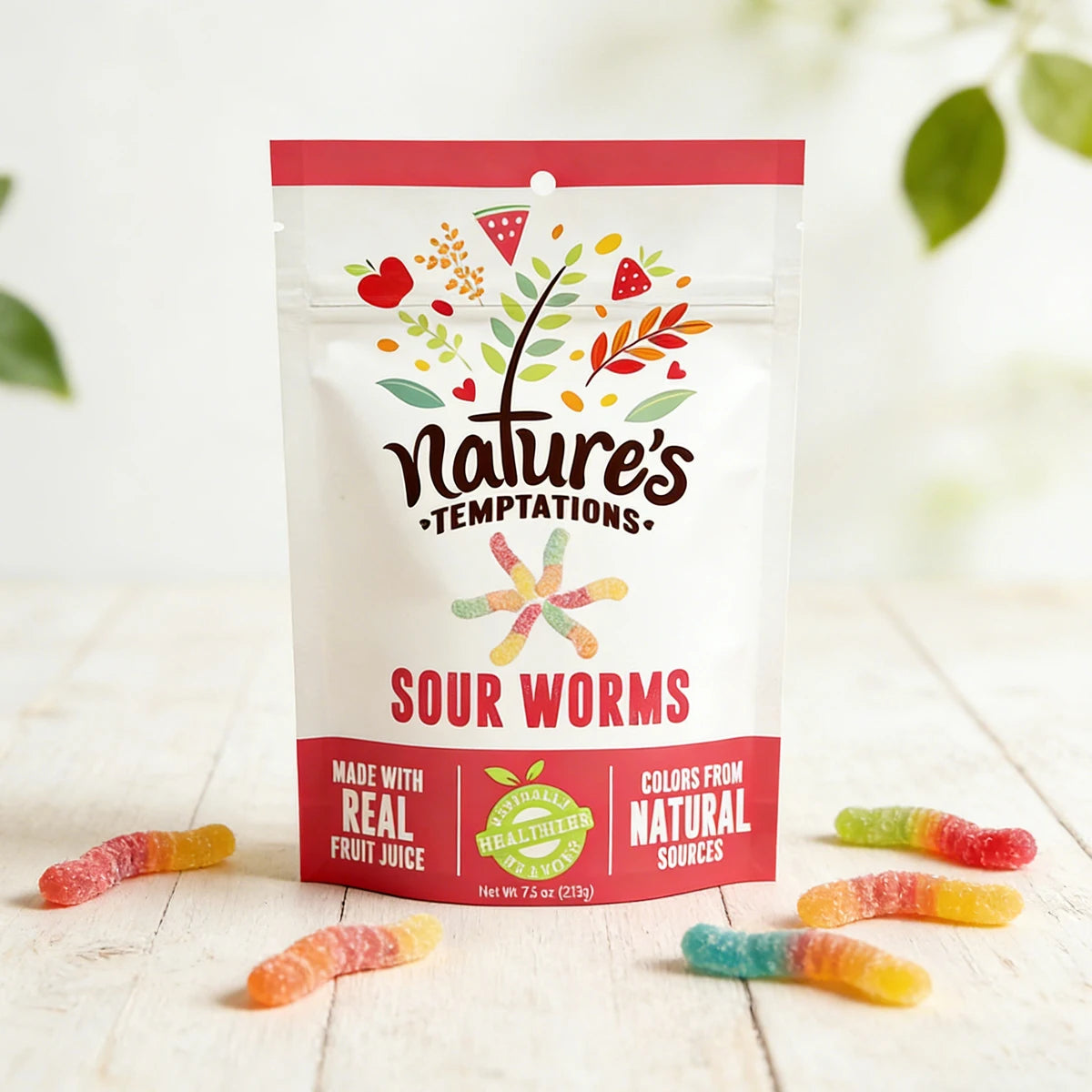 Manufacturer Direct Sale Custom Size Food Grade Plastic Pouches Candy Cookies Popcorn Dried Fruits Food Packaging Bag