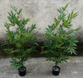 Artificial Hemp Plants Fabric and PE Material Fake Hemp Plastic Plant Green Eco-Friendly 120-150cm in Stock