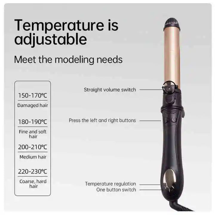 Professional Salon Styler Volume and Shape Red Colour One Step Hair Straightener Hair Curler