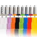 Large Tapered Barrel Bit Uncoated YAQIN Drill Bit Nail Wholesale Remove Acrylic Tungsten Carbide Nail Drill Bit