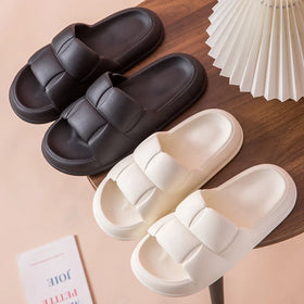 2022 New Thick Platform Home Slippers Fashion Non-slip EVA Bathroom Slides Slippers Woman Sandals