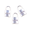 Love Heart Clock Charms 19x11mm Antique Pendant FitVintage Tibetan Silver ColorDIY for Handmade Jewelry