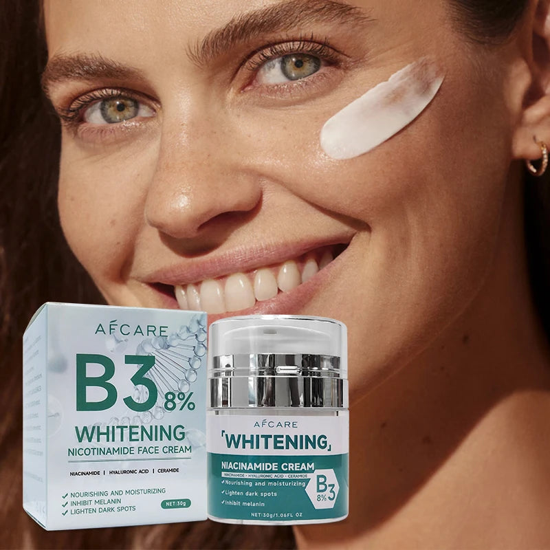 Luxury Face Whitening Cream Sulfate-Free Dark Circles Repair and Vitamin B3 Niacinamide Neutral Face Cream