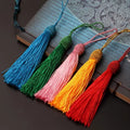 8CM Black Polyester Cord Tassels Jewelry Souvenirs Bookmarks Curtains Garments Home Textiles Decorative Cellphone Accessories