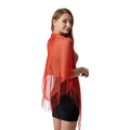 Summer Lurex Scarf Fringed Clothing Accessories Waist Scarf Trendy Girls Triangle Scarf
