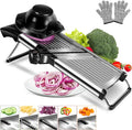 Adjustable Food Slicer Vegetable Slicer Fruit Cutter Kitchen Julienne Stainless Steel Vegetable Slicer for Potato Tomato