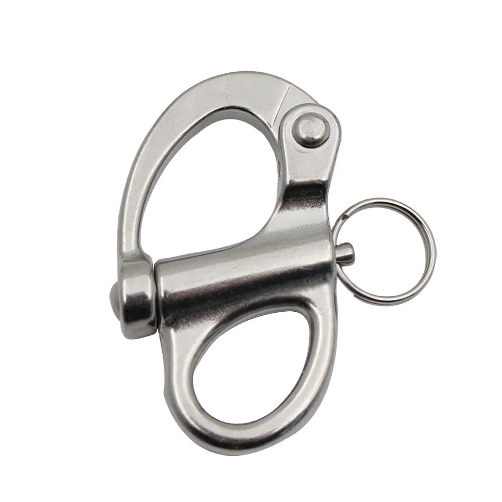 Rigging Hardware Fixed Bail Snap Shackle for Bracelet Stainless Steel Paracord Shackle