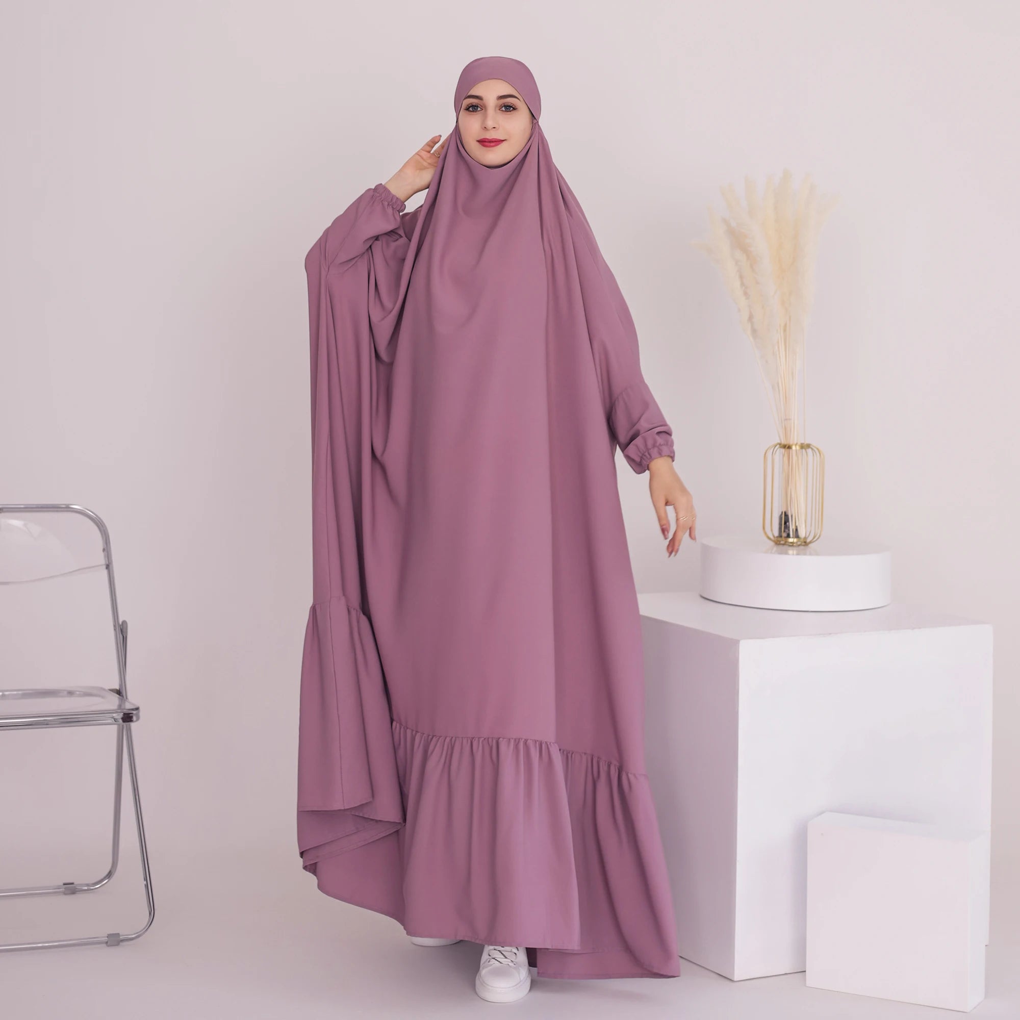 Loriya Muslim Women Islamic Clothing Prayer Abaya Wholesale Plus Size Women Dresses Abaya Women Muslim Dress