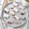 3 Pairs Fashion Female Jewelry Geometric Acrylic Earrings Set Hoops Earrings Women