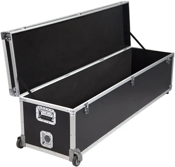 Black 63in X 16in X 16in Aluminum Utility Trunk Durable Road Case with OEM & ODM Customization Options