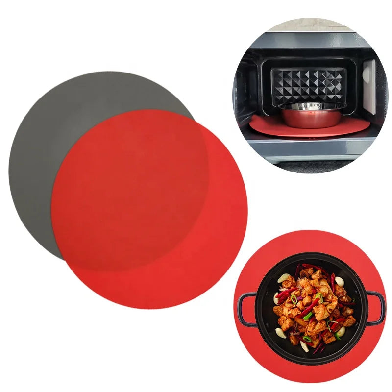 Multi-function Placemat Heat Resistant Silicone Microwave Oven Mat Pot Holder Sink Mat Silicone Trivet