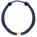 Inspire Jewelry High Quality Stainless Steel Cube Cord Bracelet Classical Design Cute Nylon Rope Dainty Wear Jewelry for Unisex