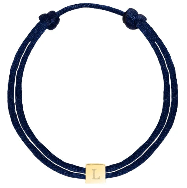 Inspire Jewelry High Quality Stainless Steel Cube Cord Bracelet Classical Design Cute Nylon Rope Dainty Wear Jewelry for Unisex