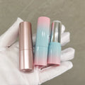 KH101 in Stock Simple Style Matte Rose/black Lipstick Container DIY Empty Lip Balm Tubes