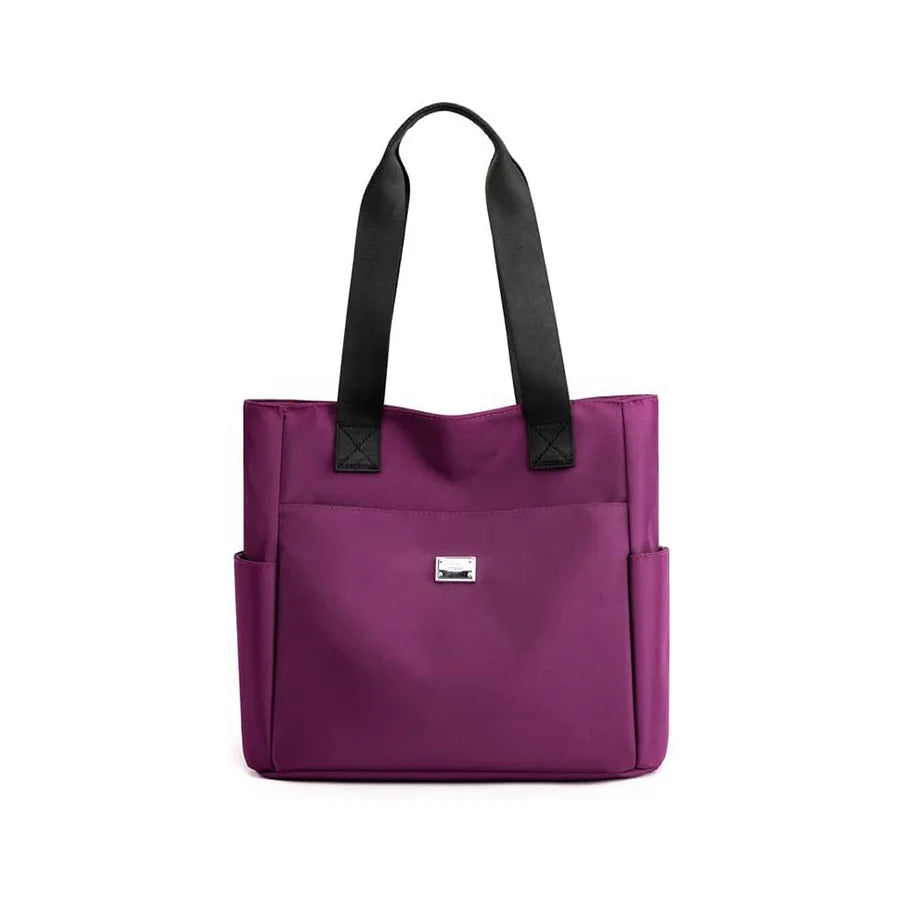 Ruthbag Animal Prints Large Capacity Women's Tote Bag with Zipper Closure Multi-Pocket Design for Daily Shopping