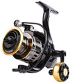 All Water Metal Ball Grip Spool Fishing Reel 10KG Max Drag 5.2 Ratio 1 HE500-7000 Spinning Reel for Fly Fishing in the Lake