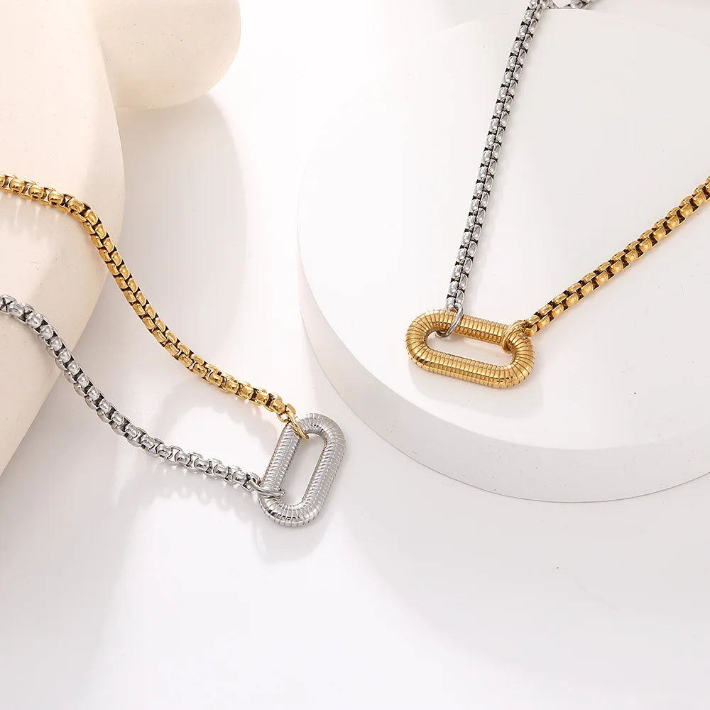 DAIHE Wholesales Stainless Steel Necklace with Elegant Pendant Design Fashionable Jewelry Necklace