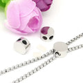 High Quality Stainless Steel Beads with Silicone Inside Positioning Beads for Jewelry Making