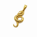 Hot Sell Punk Snake Pendant 18k Gold Plated Animal Jewelry Stainless Steel Cobra Snake Necklace Pendant for Women Men