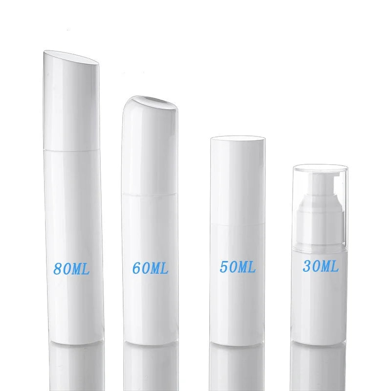 30/50/60/ 80 ml PET White Cream Lotion Bottle with Spray Pump Mist Spray