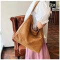 2025 Trendy Autumn Winter New Large Capacity Casual Frosted Suede Tote Bag Fashion All-Match Customization for Women