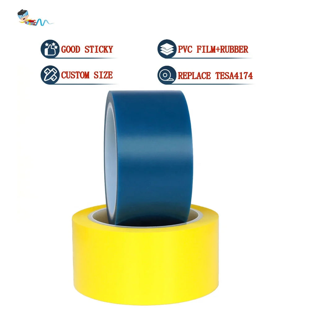 High-temp Heat Resistant Vinyl Rubber Adhesive Clean Removal No Residual Automotive Car Spray Paint Masking PVC Fine Line Tape