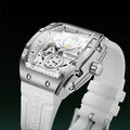 2023 Luxury Men Business Wrist Watch Gents Luxury Brand Stainless Steel Watch Case Automatic Mechanical Watches for Mens