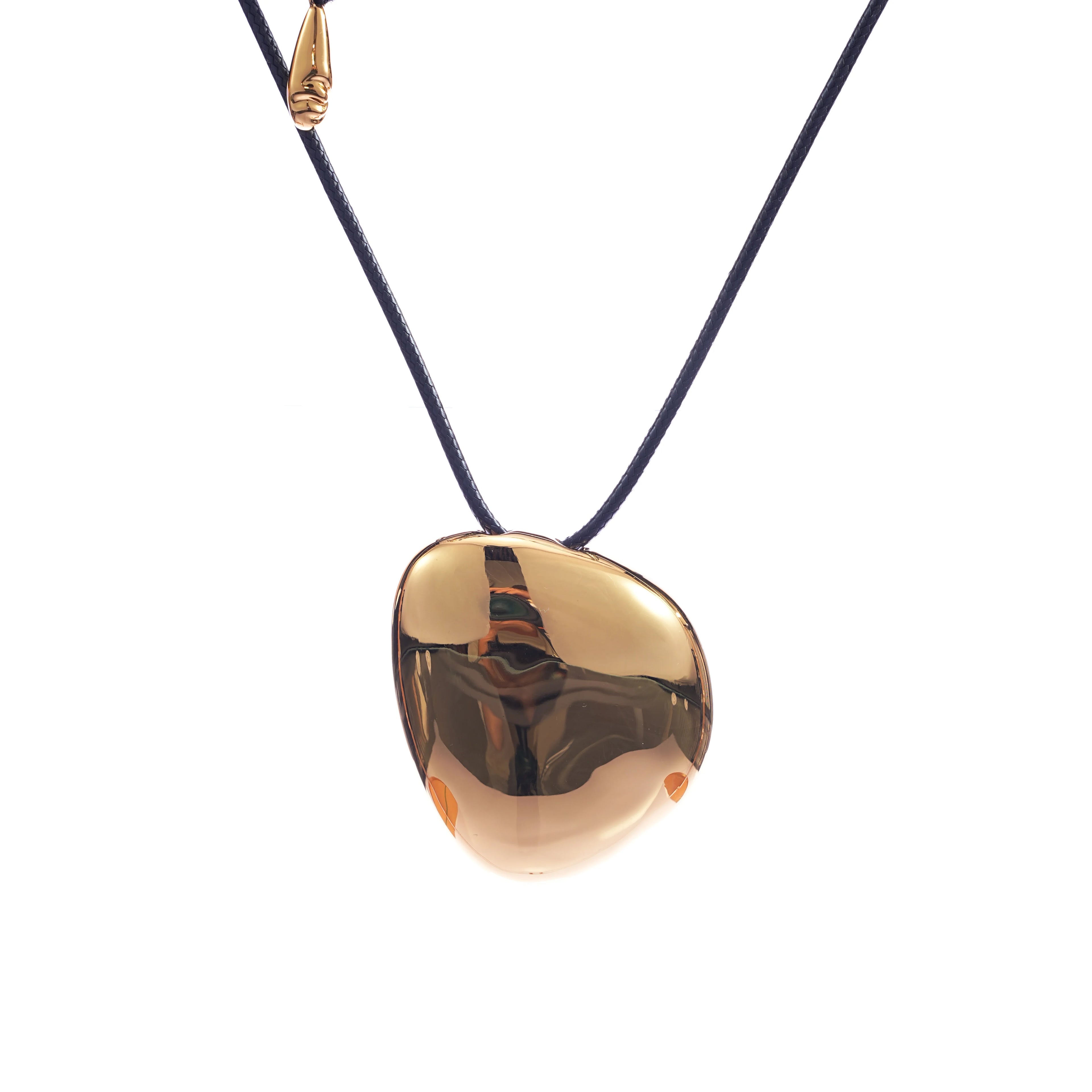 European American Vintage Brass Fashion Luxury Jewelry Wholesale Real Gold Plated Waterproof Rope Chain Smooth Geometric Necklace