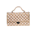 Korean Creative Zircon Handbag Brooch for Women's Alloy High-end Party Engagement Gift